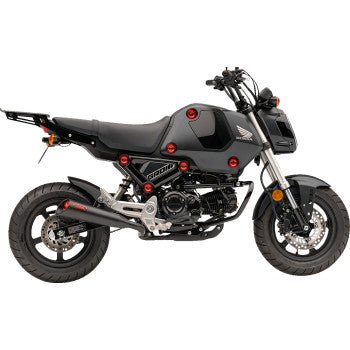 COBRA Solo Luggage Rack - Formed - Black - Grom 125 02-4107B