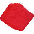 HARDLINE Microfiber Towels - Red - 24-Pack MR16300