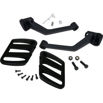 SHOW CHROME Combat Boards - Passenger - Stealth Black - Ryker '19-'24 41-428BK