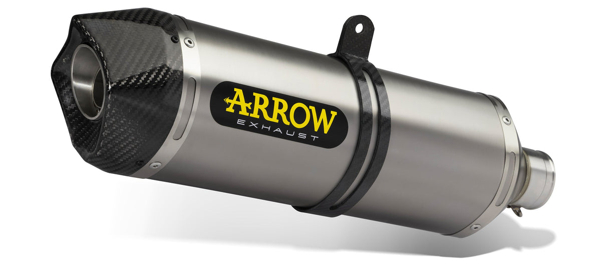 Arrow Yamaha T-Max 500'08/11 - T-Max 530'12/16 Homologated Alum. Race-Tech Silencer With Carbon End Cap For Arrow Collector 73507ak