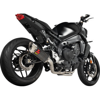 AKRAPOVIC Racing Line Exhaust System - Carbon Fiber/Titanium - Yamaha MT-09 2021-2025 2026 S-Y9R18-APC 1810-3214