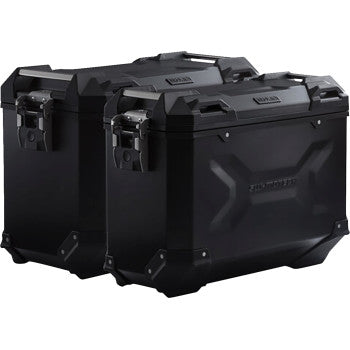 SW-MOTECH TRAX ADV Aluminum Case System - Black - BMW F 650/700/800 GS '08-'18 KFT.07.559.70001/B