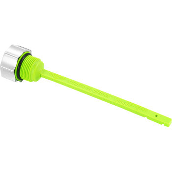 FIGURATI DESIGNS Magnetic Oil Dipstick - Curved - Silver - Indian FD01-MAGDSPP-SM-SS