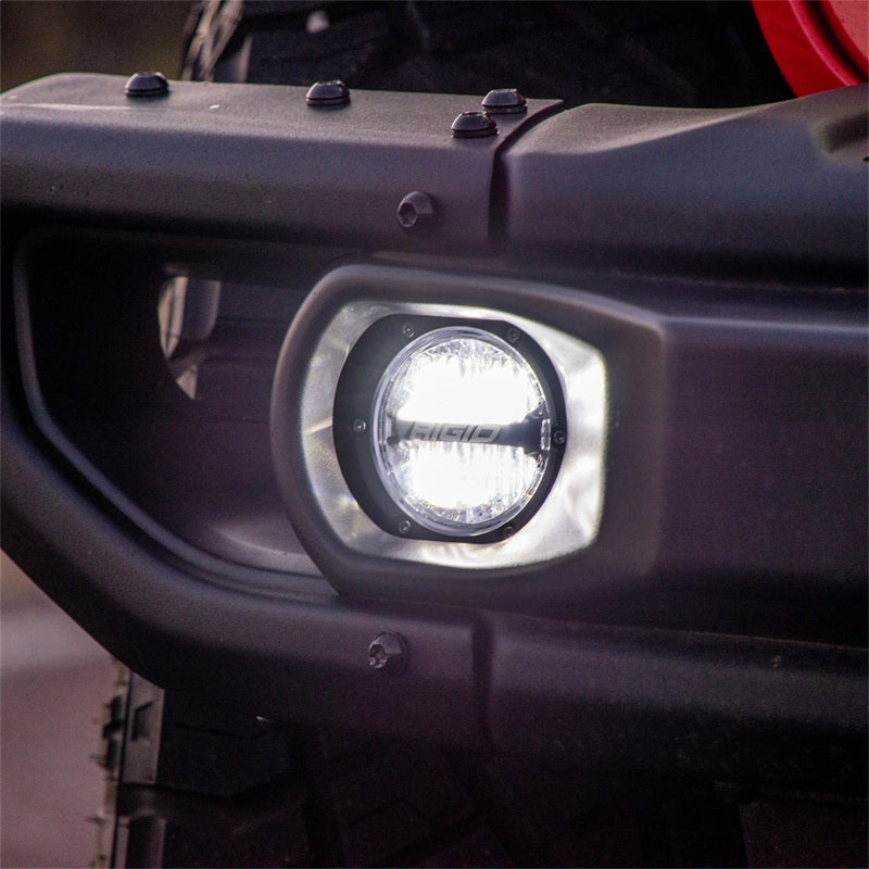 Rigid Industries 360-Series 4in LED SAE J583 Fog Light - White (Pair) 36120