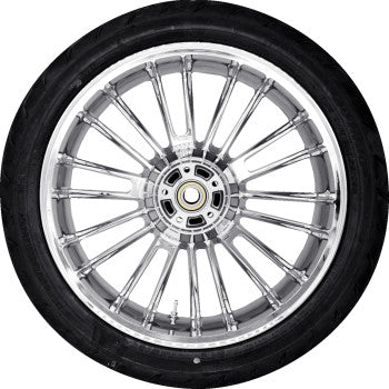 COASTAL MOTO Atlantic Rear Wheel - Chrome (18") | Dunlop AE2 Tire (180/55B18) PKG2-ATL185CH-ABST