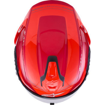 ALPINESTARS Helmet S-R7 A-Core Rd/Wh Gloss Ece06/Dot L 8203426-3182-L
