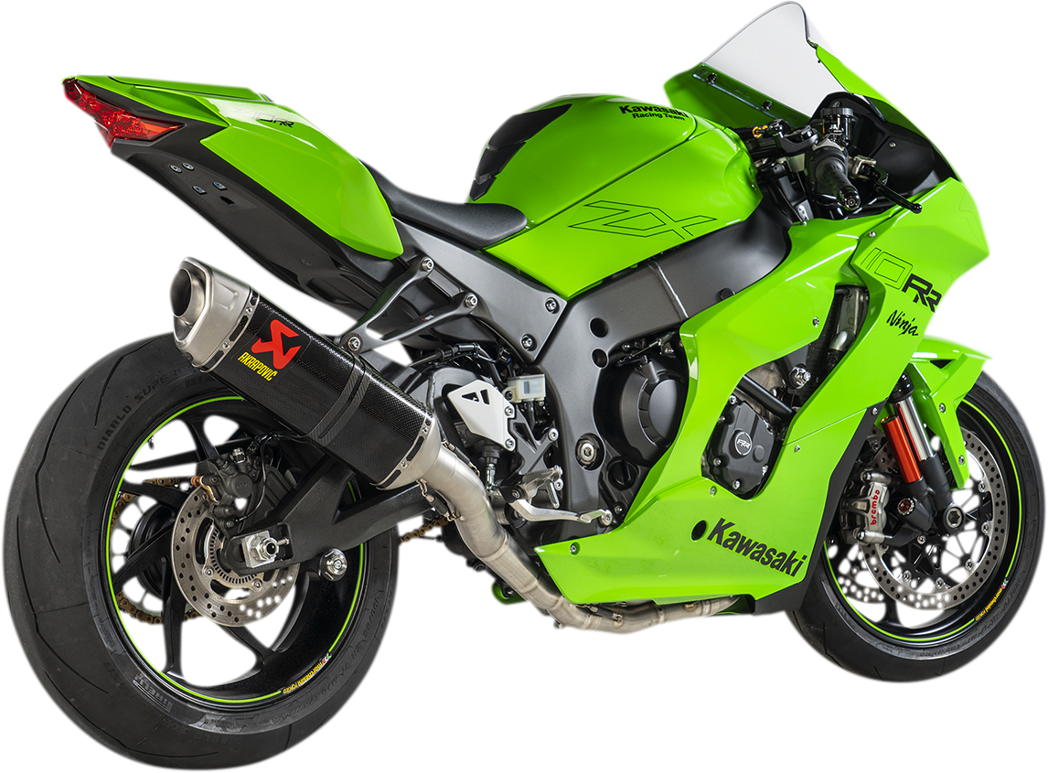 AKRAPOVIC Race Exhaust - Carbon Fiber Ninja ZX-10RR /R 2021-2024 S-K10R10-RC 1810-2872