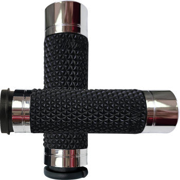 AVON GRIPS K25 Grips - TBW - Chrome K25-CH-FLY����