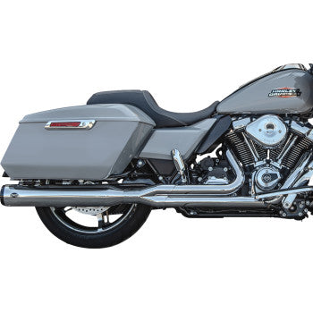 S&S CYCLE 2-into-1 GNX Exhaust System - Race Only - Chrome - Touring 550-1168