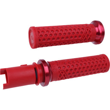 ODI Vans Harley Davidson Grips - CVO Cable - Red/Red V31VHTCR-R