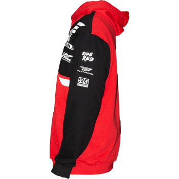 D'COR VISUALS Sweatshirt Team2 Honda Red Md 85-219-2