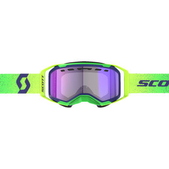 SCOTT Prospect 2.0 SMB Goggle - Midnight Purple/Safety Yellow - Dual - Light Sensitive - Blue Chrome Lens 421502-7914307