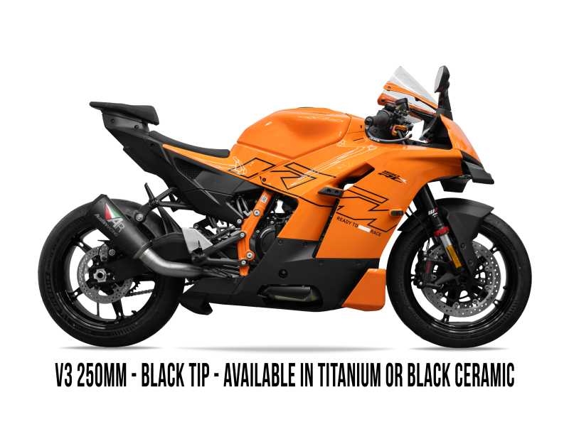 Austin V3 SLIP ON 2026 KTM 990 RCR BOX DELETE EXHAUST SYSTEM AR112