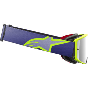 ALPINESTARS GOGGLES Goggle Supertech Corp Purple/Yl Mirror-Sil 5100326-3156