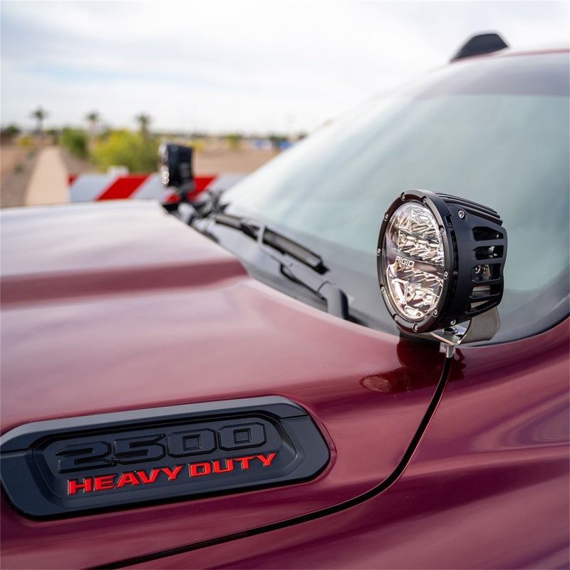 Rigid Industries 2019+ Dodge Ram 2500/3500 A-Pillar LED Light Mounts 46719