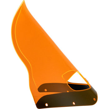 KLOCK WERKS Windshield Road Warrior Fairing - 15" - - Ornage Ice KWW-06-0615