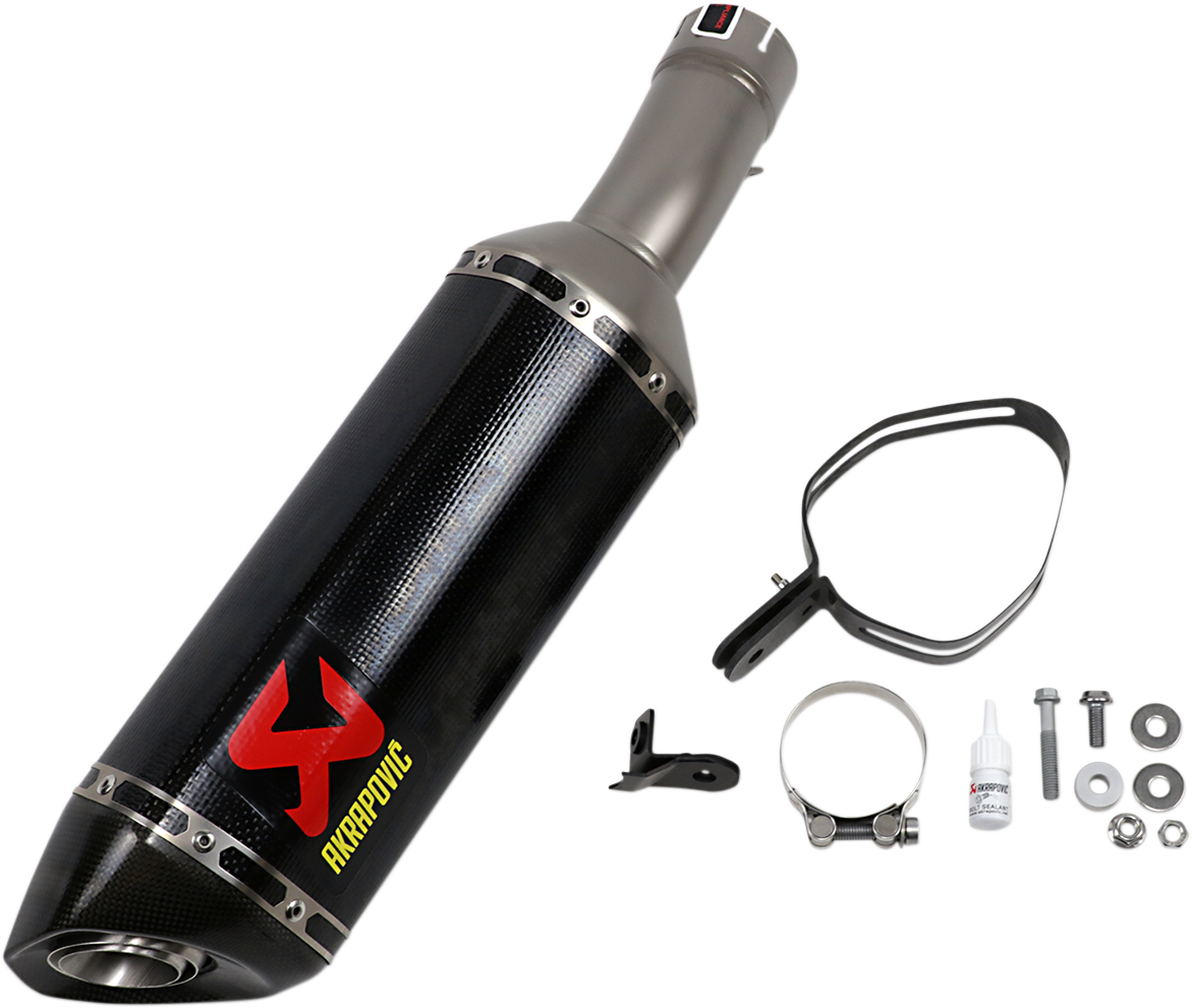 AKRAPOVIC Carbon Fiber Slip-On Line Muffler S/M1000RR 2020- 2025 S-B10SO10-ZC 1811-3738