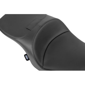 DRAG SPECIALTIES SEATS Freedom Seat - Black - Vinyl/Solar Leather - Smooth - FLT/FLH '23-'25 0801-2101