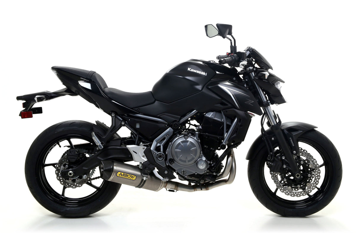 Arrow Race-Tech Exhaust, Titanium for Kawasaki Z650/Ninja 650 2017-2020 71854PK