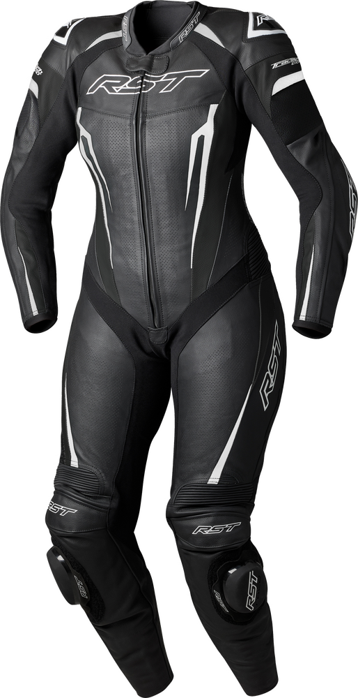 IN STOCK OPEN BOX RST Women's tractech EVO D30 Suit Black/White Leather MD 556-3706012
