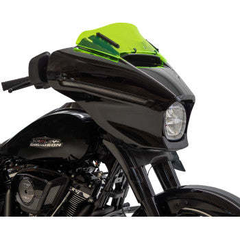 KLOCK WERKS Kolor Flare™ Windshield - 6-1/2" - Green Ice - FLHX KWW-01-0739
