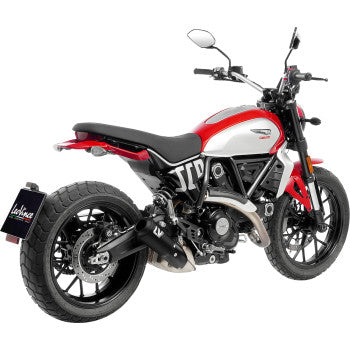 LEOVINCE LV-10 Slip-On Muffler - Black Scrambler 2023-2024 15266FB
