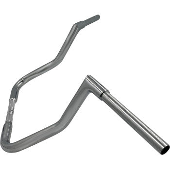 FAT BAGGERS INC. 1-1/4" EZ Install Flat Top Handlebar - Reduced Reach - 13" - Chrome 705013