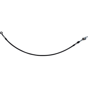 FAT BAGGERS INC. Hydraulic Brake/Clutch Line Extension - 25" Electra/Street Glide - Black 100025-B