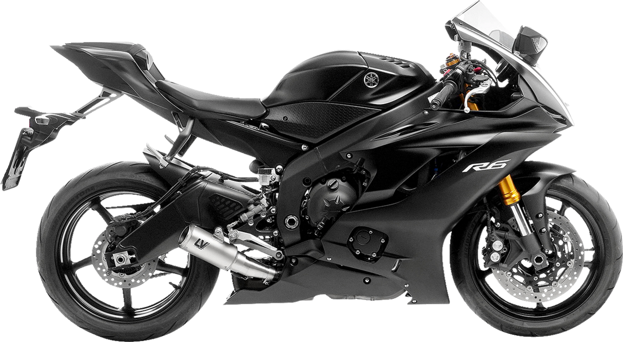 LEOVINCE LV Corsa Muffler - Titanium for YZF-R6 2006-2020 15403TU