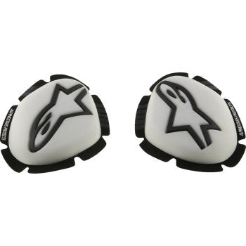 ALPINESTARS Knee Slider Gp Tech Wht/Blk 6400126-21