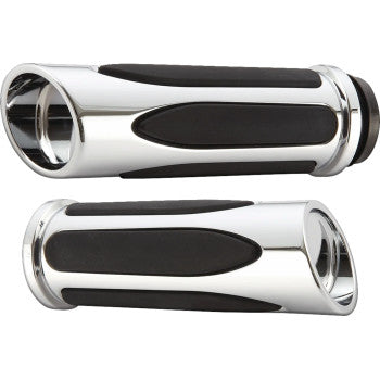 ARLEN NESS Grips - Comfort - Deep Cut - TBW - Chrome 500-070