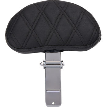 DRAG SPECIALTIES SEATS Extended Reach Freedom Seat - Vinyl - Double Diamond - Silver Stitch - FLT/FLH '09-'24 0801-1981