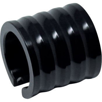 NAMZ Neutral Switch Cover - Horizontal Milled - Black - Big Twin NNSC-HO1-B