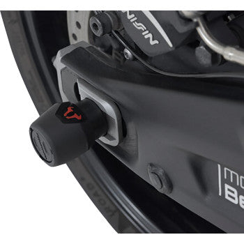 SW-MOTECH Axle Sliders - Rear - Set - Triumph Tiger /Trident 660 - X-Cape 650 2021-2024 STP.11.176.10700/B
