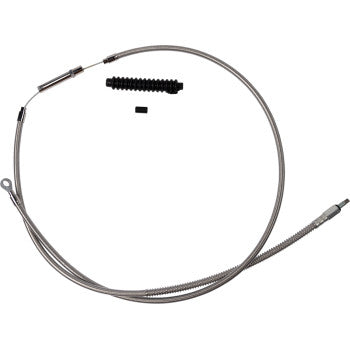 BARNETT High-Efficiency Stainless Steel Clutch Cable for Harley-Davidson - +8" 102-30-10062-8