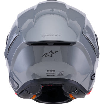 ALPINESTARS Supertech R7 Helmet - 22.06 - Solid - Gloss Gray - Medium 8202126-1635-M
