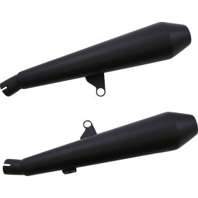 BRITISH CUSTOMS Mufflers - Black Triumph Bonneville T100 /T120 2016-2023 BC902-101-V2-B