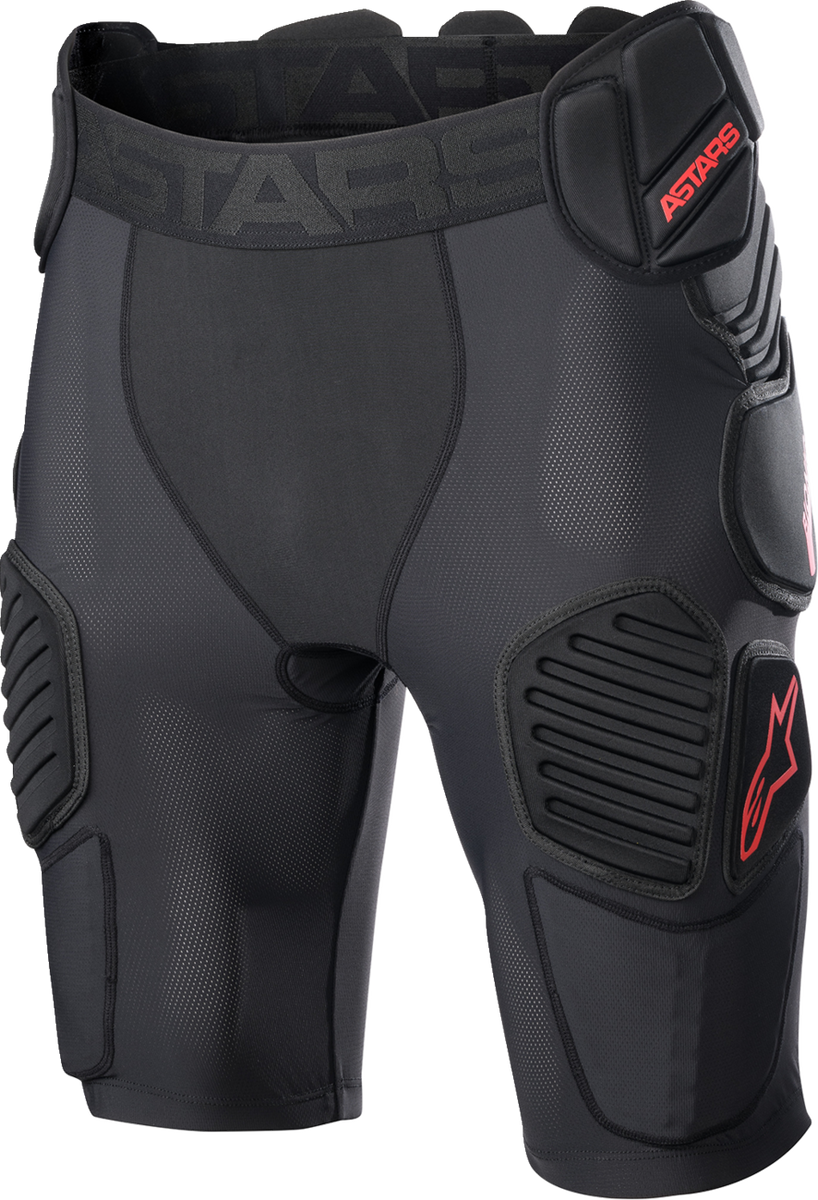 ALPINESTARS Bionic Pro Protection Shorts - Black/Red - Small