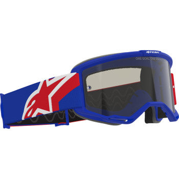 ALPINESTARS GOGGLES Goggle Vision 5 Corp Bl/Rd/Wht/Dk Smoke 5100826-7295