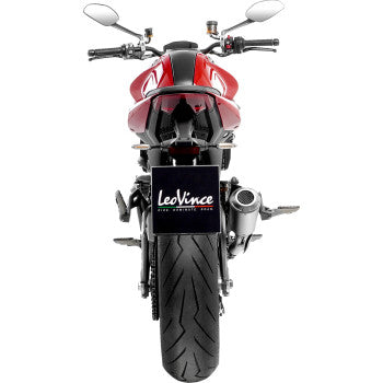 LEOVINCE LV-10 Slip-On Muffler - Silver CF Moto 700CL-X 2022-2023 15256