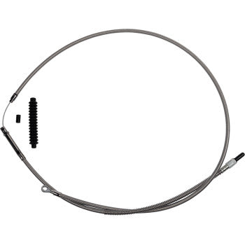 BARNETT High-Efficiency Stainless Steel Clutch Cable for Harley-Davidson - +8" 102-30-10068-8