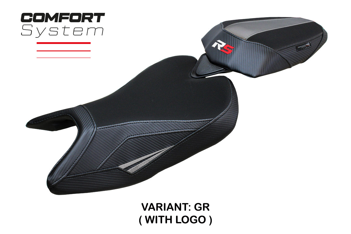 Tappezzeria Italia Aprilia RS 457 2023-2025 Seat Cover Comfort in Grey and Black