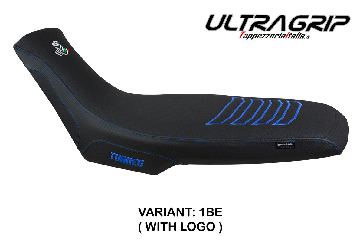 Tappezzeria Italia Aprilia Tuareg 660 2021-2025 Seat Cover Ultragrip in Blue and Black