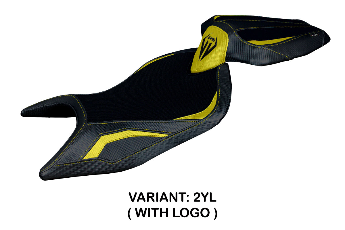 Tappezzeria Italia Aprilia RS 660 2021-2025 Seat Cover in Yellow and Black