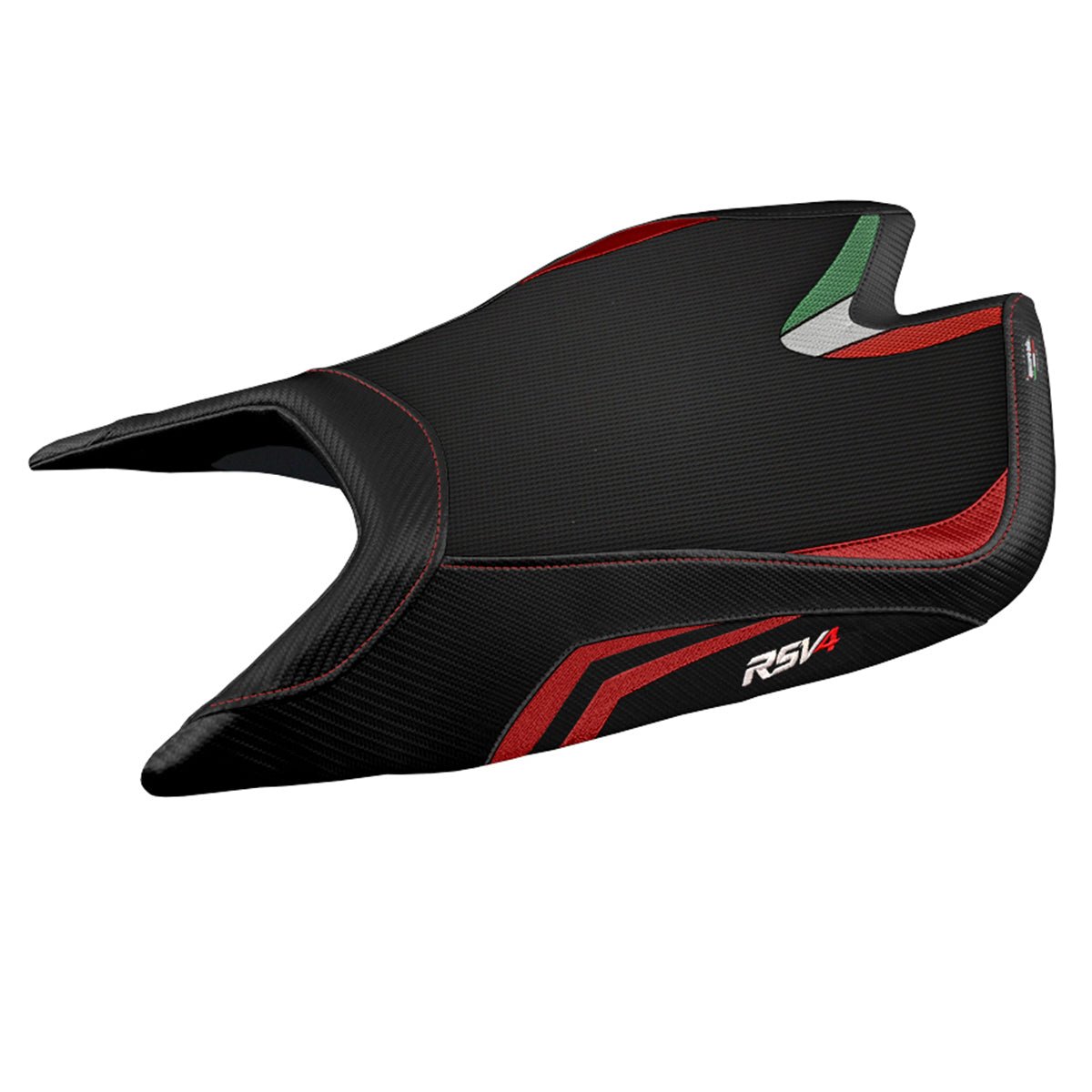 Tappezzeria Italia Aprilia RSV4 2021-2025 Seat Cover in Red and Black