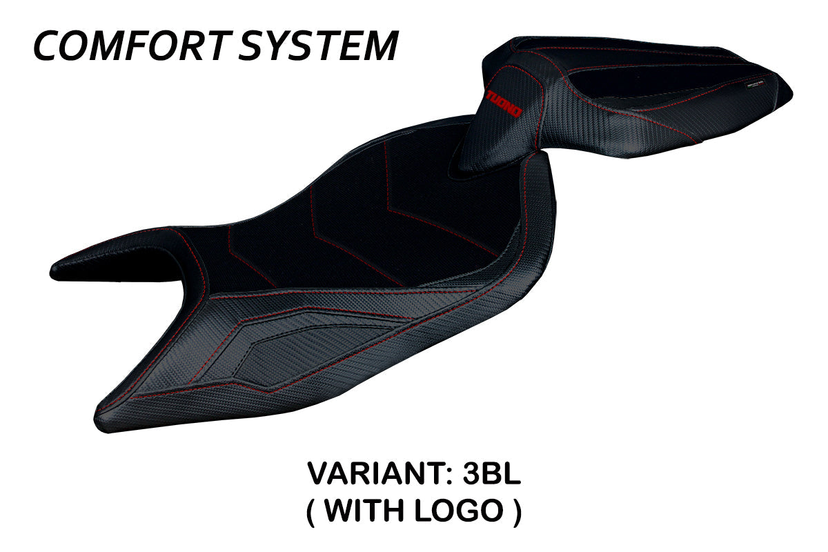 Tappezzeria Italia Aprilia Tuono 660 2021-2024 Seat Cover Comfort in Black