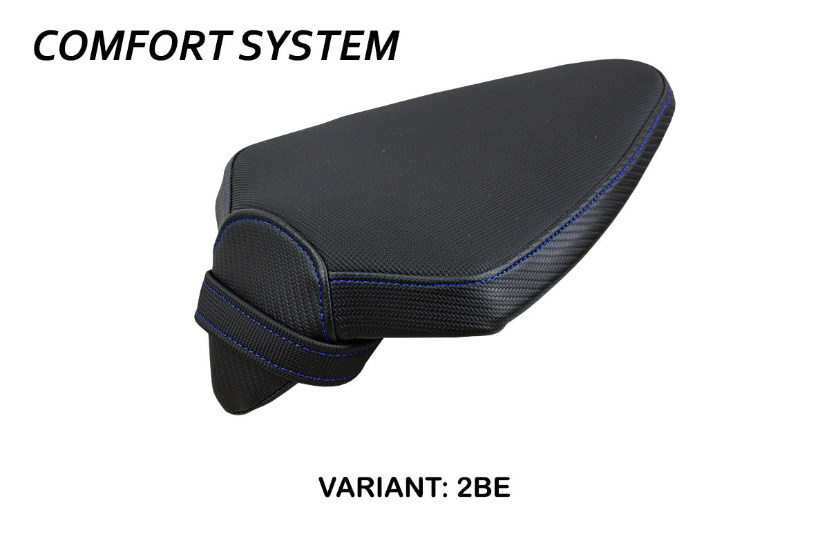 Tappezzeria Italia Aprilia Tuono V4 Factory 2021-2025 Passenger Seat Cover Comfort in Blue