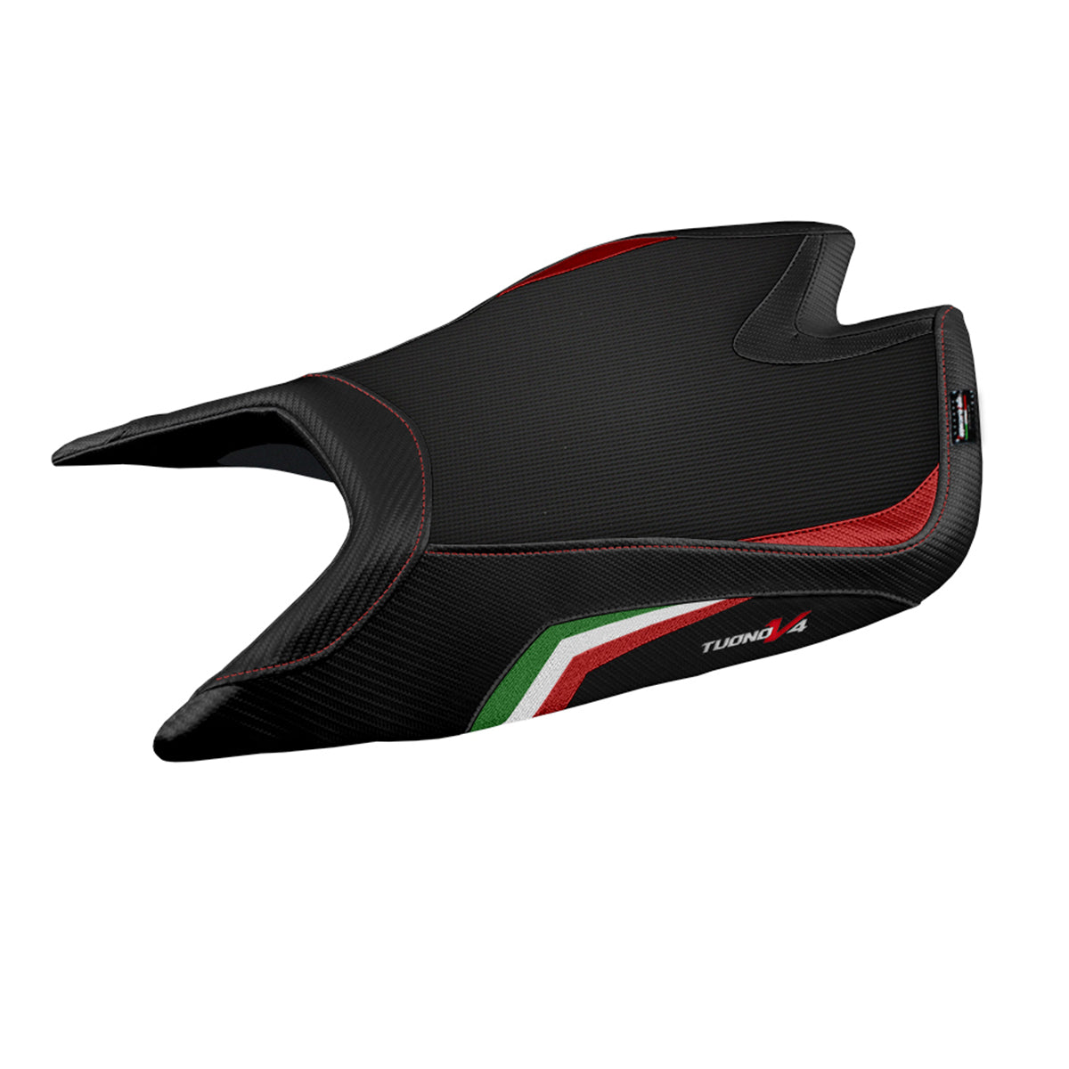 Tappezzeria Italia Aprilia Tuono V4 Factory 2021-2025 Seat Cover in Italy Flag