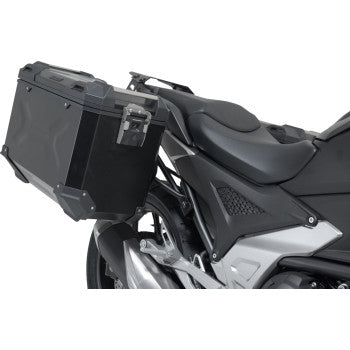 SW-MOTECH TRAX ADV Aluminum Case System - Black - Honda NC750 X '20-'24 KFT.01.841.70100/B
