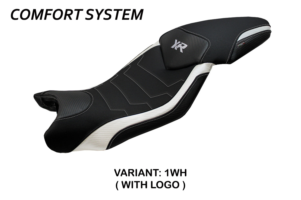 Tappezzeria Italia BMW S1000XR 2015-2019 Seat Cover Comfort in White and Black